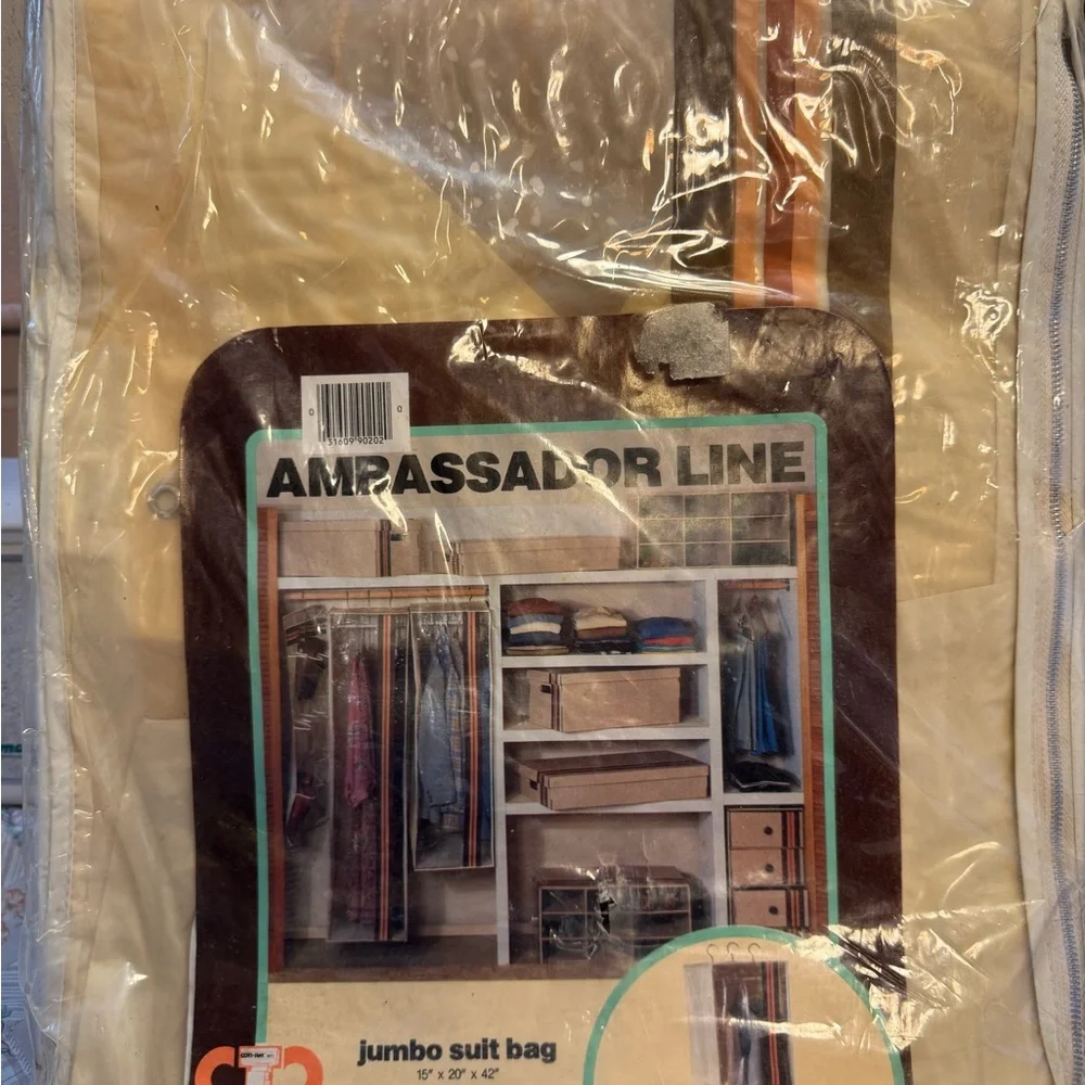 Cream Garment Bag